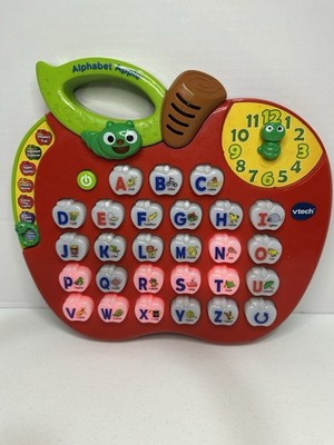 VTech ALPHABET APPLE ANIMALS A-Z,LIGHTS,MUSIC,8 ACTIVITIES,MULTIPLE FUNCTIONS,