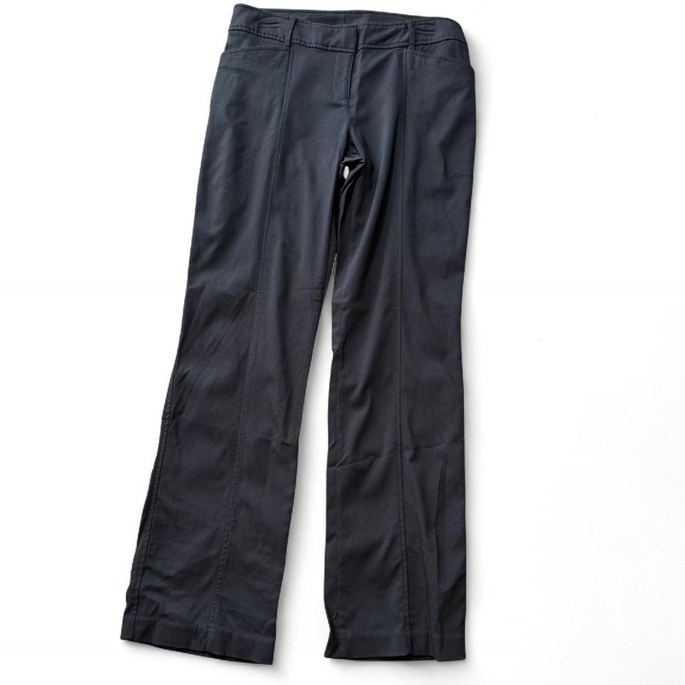 Y2K Black Express Stretch Low Rise Straight Leg Pants, Women’s Size 7/8R