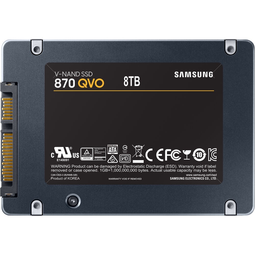 Samsung 8TB 870 QVO 2.5" SATA III Internal SSD