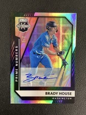 2021 Panini Elite Extra Edition #11 Brady House Prime Numbers C Signatures /6