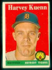 1958 TOPPS #434 HARVEY KUENN VG
