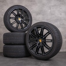Porsche Cayenne Winterräder 21 Zoll 958 Felgen 7P560102BF schwarz glanz