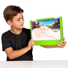 Uncle Milton Giant Ant Farm - Large Viewing Area - Care 13"x2.5"x9.25", Green