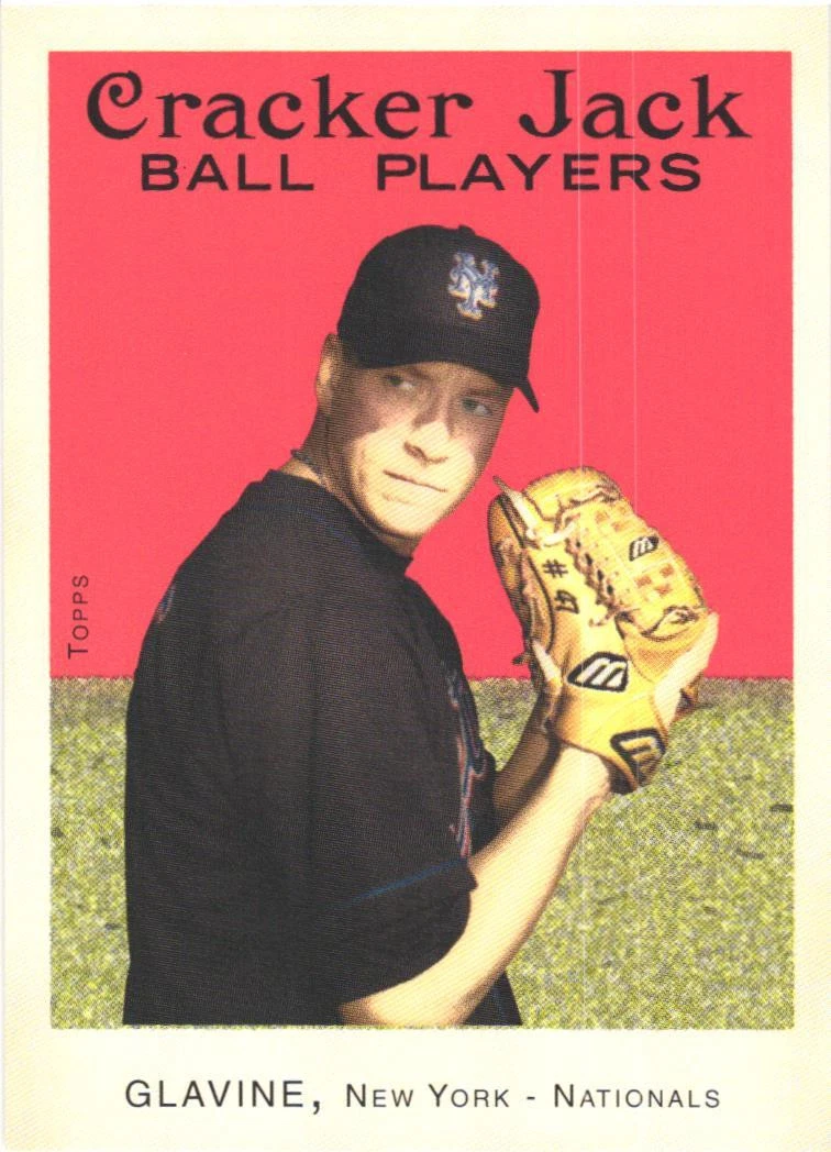 Tom Glavine trading card