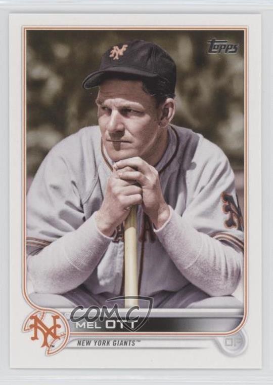 2022 Topps Update Legend Variation SP Legend Variation Mel Ott #US144 HOF 10k8