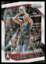 2025 Panini Prizm WNBA #107 Brionna Jones White Seismic Prizms