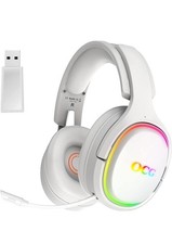 Gaming Headset Dual Wireless Lossless 2.4G With Detachable Microphone