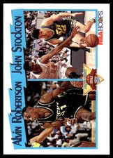Alvin Robertson / John Stockton 1991-92 Hoops #310 NBA READ FREE SHIPPING