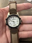 Timex Expedition Indiglo Men’s Brown Leather Band Watch Vintage New Battery