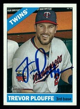 Trevor Plouffe Minnesota Twins Signed IP Autographed 2015 Topps Heritage #173