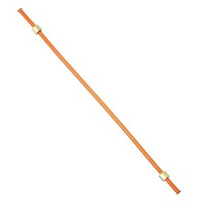 Air Compressor Exhaust Tube 11/32" Dia. 16"L, Aluminum Plated Copper Pipe