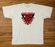 Vintage 90s Single Stitch Dirty Rotten Mean & Nasty Bull Dog T Shirt Men’s 2XL