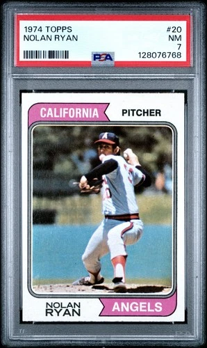 1974 Topps Nolan Ryan #20 PSA 7 NEAR MINT HOF