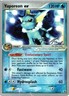 Pokemon TCG Vaporeon EX 110/113 Rare EX Delta Species World Championship DMG