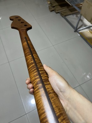 AAAA 4-strings Jazz BASS 20Frets Roasted Flame Maple guitar neck J-Bass 34inche