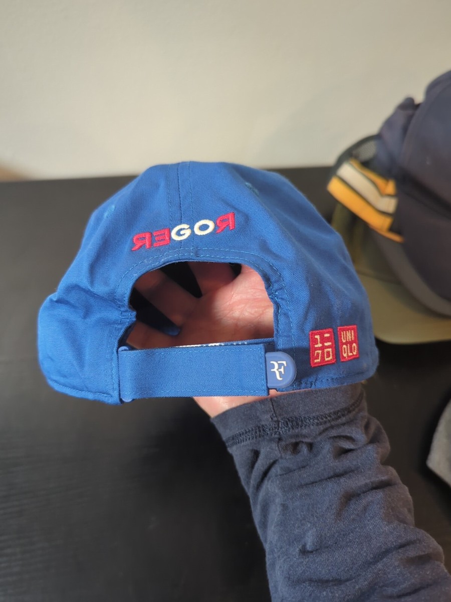 UNIQLO RF CAP 2021 全仏オープンモデル 紺ベース 新品・タグ付 Roger Federer RF UNIQLO Hat Cap Limited Ed Tennis Blue 202