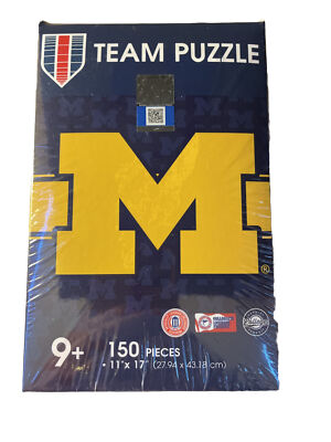 Michigan Wolverines NCAA Team Jigsaw Puzzle 150 Pieces 11 X 17 Licensed New