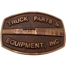 Truck Mechanic Belt Buckle Vintage Parts And Equipment Auto Automotive Car