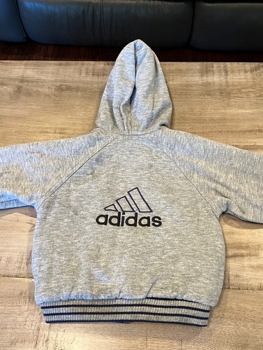 Vintage ADIDAS Reversible Hooded Winter Jacket Coat, Youth Boys Size 4 - Picture 16 of 17