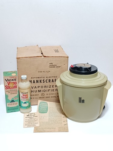 Vintage Hankscraft Automatic Vaporizer Luftbefeuchter Nr. 217A mit Vicks▪︎FUNKTIONIERT