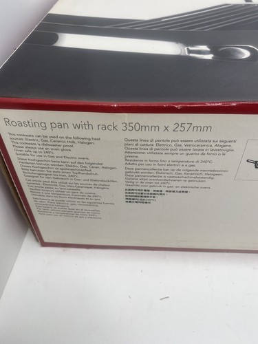 Thomas Rosenthal Roasting Pan With Rack New In Box 13.7x10.11 In - Picture 4 of 8