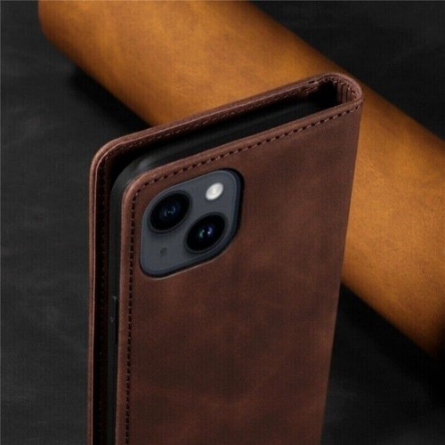 For iPhone 16e 15 14 13 12 11 Pro Max 8+ SE Case Wallet Leather RFID Flip Cover - Picture 64 of 66