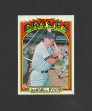 1972 Topps  Darrell Evans #171 ~ Atlanta Braves  ~ Set Break ~~ High Grade!