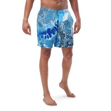 All-Over Print Recycled Swim Trunks
