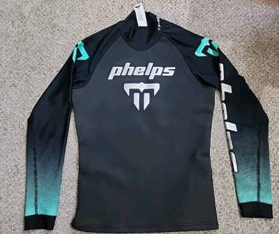 New Aqua Skin 2.0 Phelps Women s 0.5MM Long Sleeve WetSuit Top Size XS (K4)