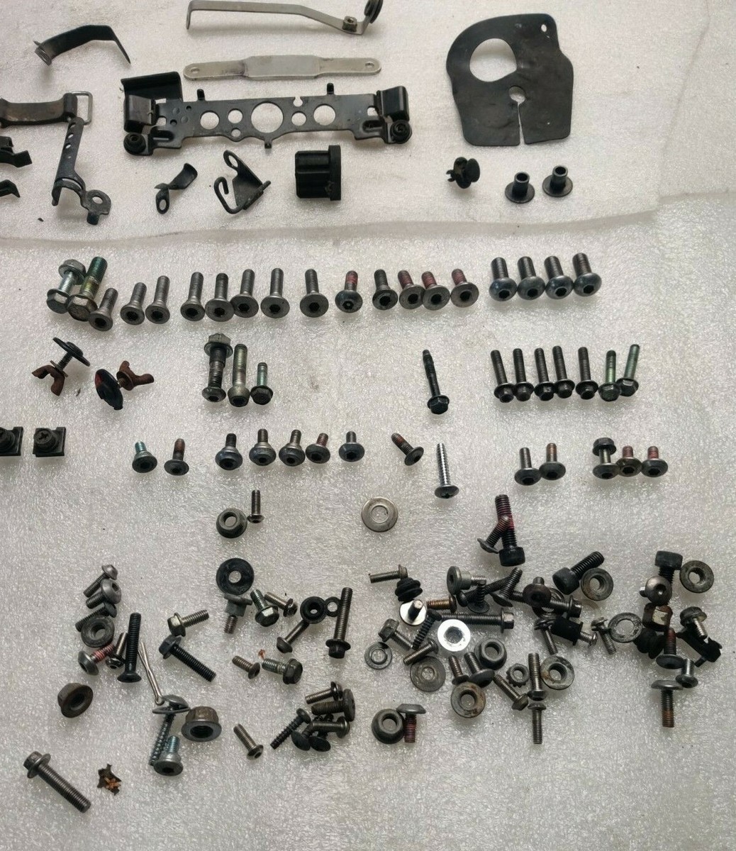 KAWASAKI NINJA ZX-6R 2009-2012 MISC. HARDWARE BRACKETS CLAMPS OEM