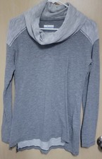 Columbia Womens Cowl Neck Pullover Sweatshirt Small Gray Long Sleeve Outdoor