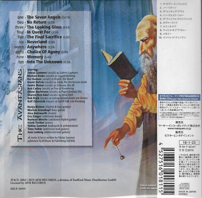 TOBIAS SAMMET'S AVANTASIA THE METAL OPERA PT II JAPAN CD SHM MLPS