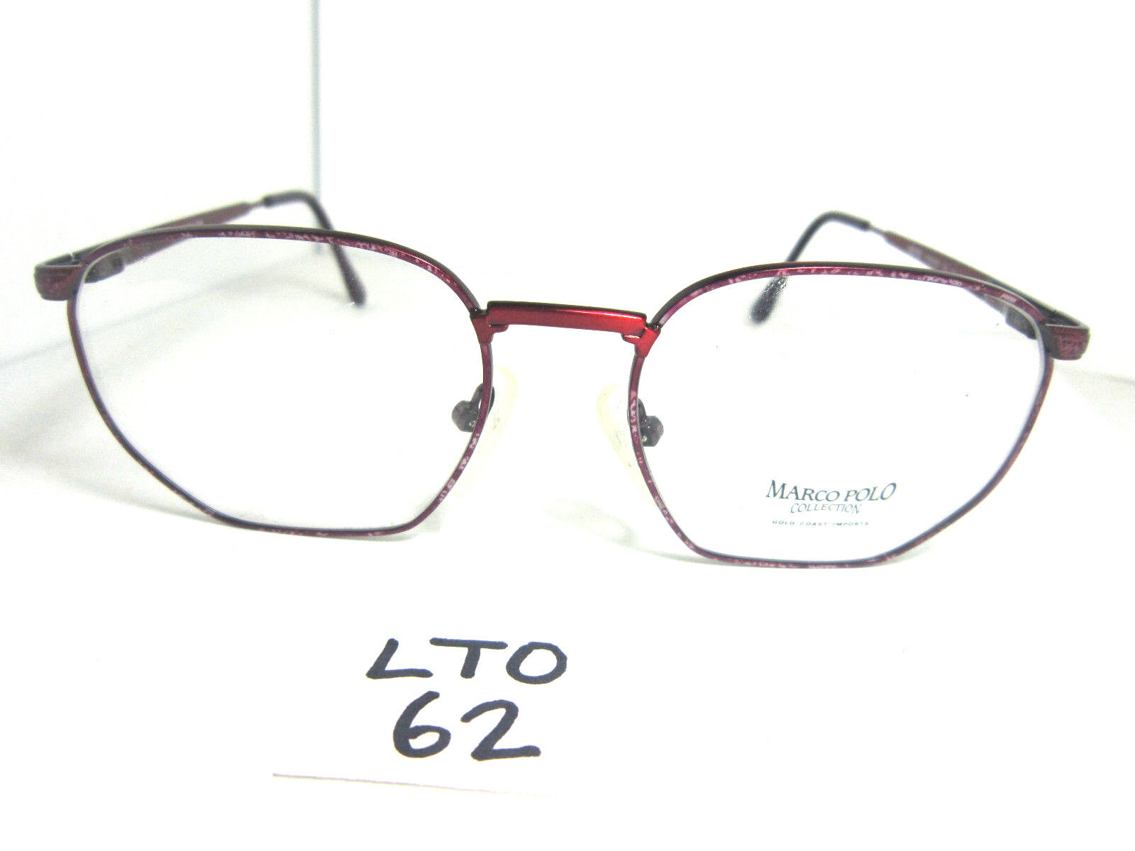 Wrong clue Sheer Nos Vtg 1980s MARCO POLO Antique Rose Demi Eyeglass Frame Primer 736  (LTO-62) | eBay