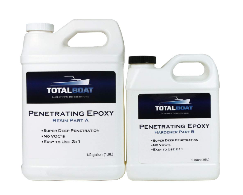 Clear Penetrating Epoxy Wood Sealer for Rot Repair and Restoration-image
