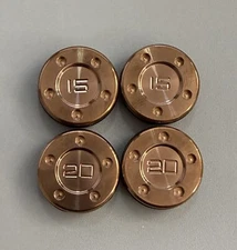 1 Pair 10, 15, 20, 25, 30, 35, 40, 45g Bronze Putter Weights Fit Scotty Cameron