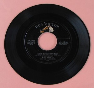 Elvis Presley Teddy Bear / Loving You 47-7000 DOT