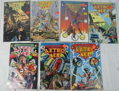 Aztec Ace #3-9 1984 Eclipse Comics Lot of 7 Comics 