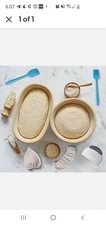 PentaQ Banneton Bread Proofing Basket Set of 2, 10 Inch Oval  9 Inch Round