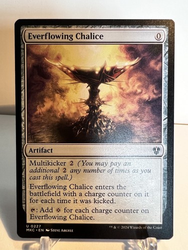 Magic the Gathering Everflowing Chalice Murders at Karlov Manor Commander MTG