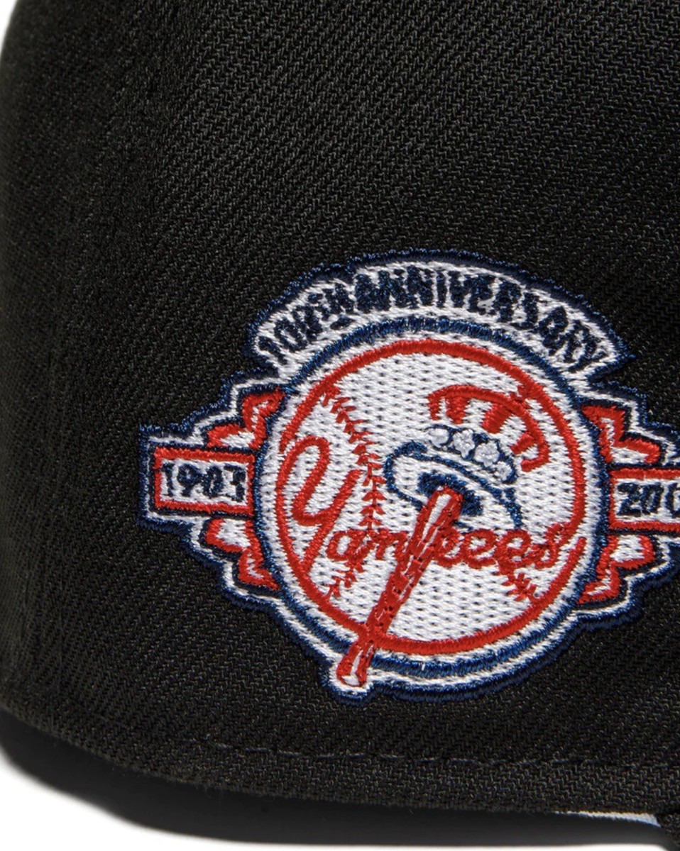 NEW YORK YANKEES NEW ERA MEN'S MLB FATHERS 5950 BLUE BLACK