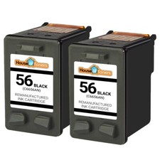 2PK Replaces HP 56 Black Ink Cartridge OfficeJet 4110 4215 5505 5510 5600