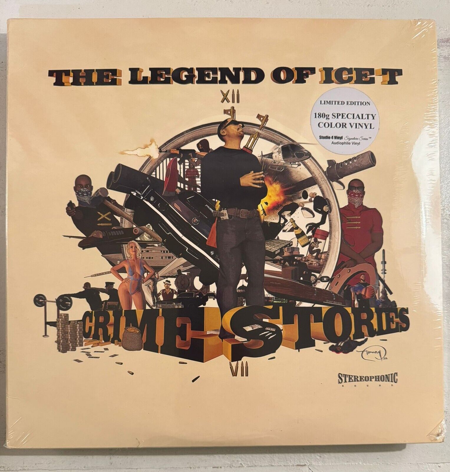ICE-T – THE LEGEND OF ICE T - CRIME STORIES - LTD 180G SPECIALTY COLOR 3LP -603a