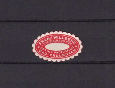 404766/ Siegelmarke - Optik & Photosport Franz Willberg - BAD KREUZNACH - **