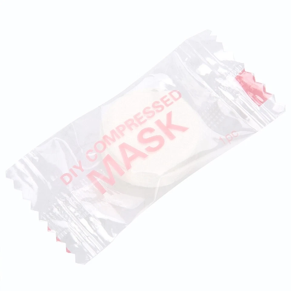 500pcs Bag Disposable Facial Mask NOn Woven Compressed Face Mask DIY Facial AP9 - Image 2 of 4