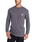 Carhartt Men’s Loose Fit Heavyweight Long-Sleeve Pocket T-Shirt Gray  2XL NEW