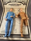 LOT OF 2 MARX JOHNNY WEST 12" ACTION FIGURE W / ACCESS