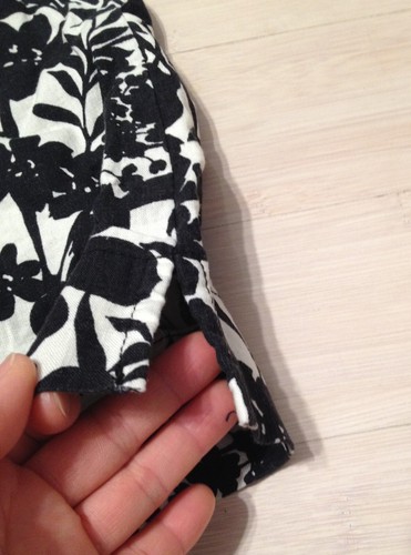 NWT GAP WOMENS 5" Linen Blend Pull-On Elastic Pocket Shorts Black Floral $50 - Picture 15 of 15
