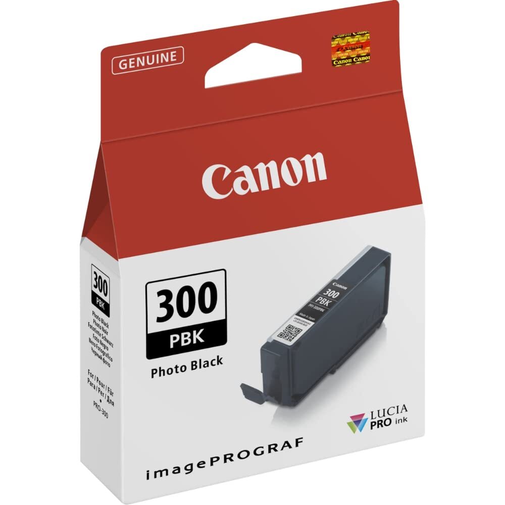 Canon PFI-300 PBK - Photo black - original - ink tank - for imagePROGRAF PRO-300