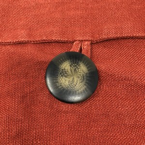 Pottery Barn Big Button Pillow Cover 18 X 18 Orange Brown Ebay