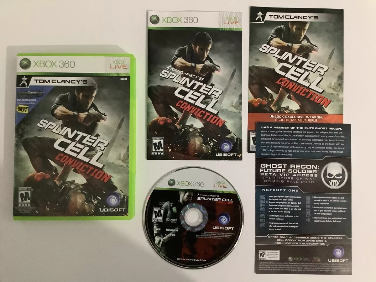 Buy Xbox 360 Splinter Cell Conviction Official Game Guide